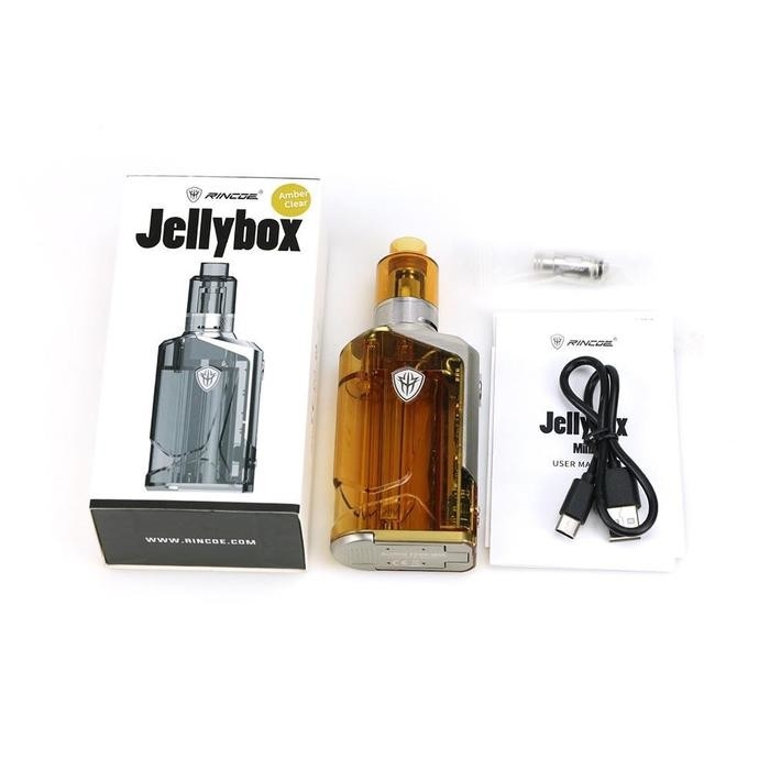 Rincoe Jellybox 228w Box Mod Kits Dual 18650 Pin 4.8ml Sub Ohm Tank