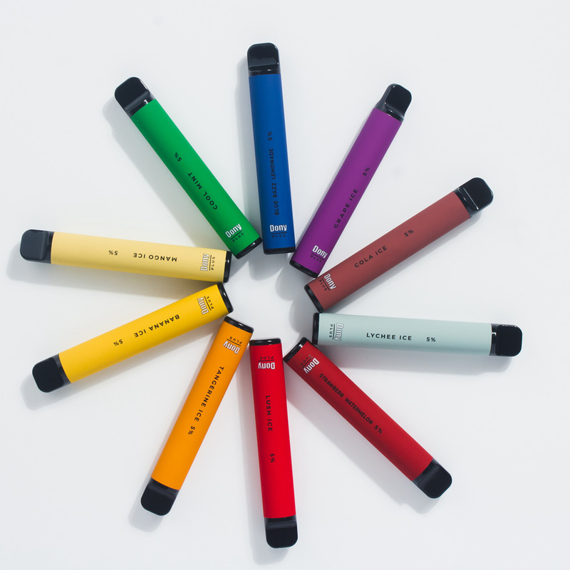 Dony ECO Plus 800puffs 3.2ml Thuốc lá điếu tùy chỉnh dùng một lần Pin 550mAh 15 hương vị