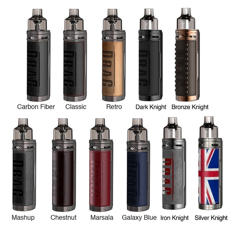 Voopoo Drag X 18650 Mod E Bộ khởi động thuốc lá 4,5ml Vinci Coil Đơn 18650 Pin 80w