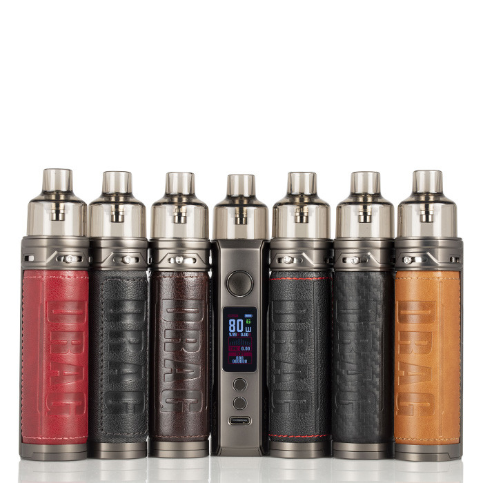 Voopoo Drag X 18650 Mod E Bộ khởi động thuốc lá 4,5ml Vinci Coil Đơn 18650 Pin 80w