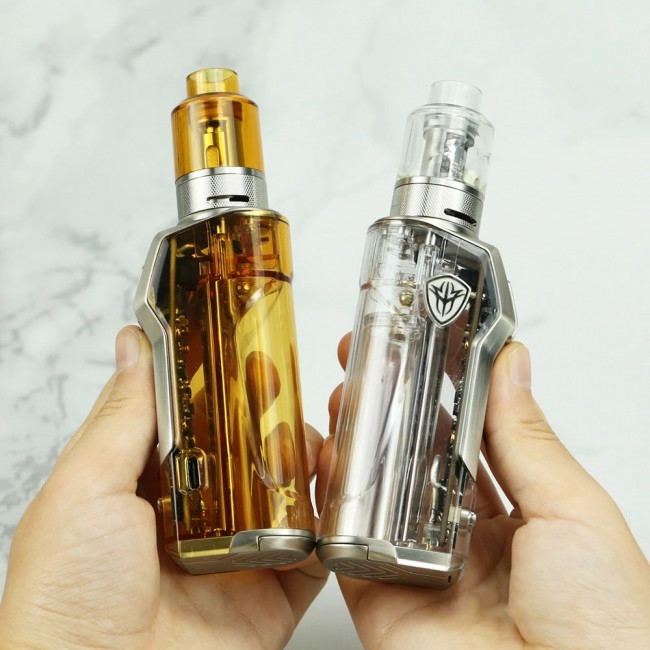 Thiết bị Vape Pod Rincoe Jellybox Mini 80w 4.8ml Sub Ohm Tank Single 21700 18650 Pin