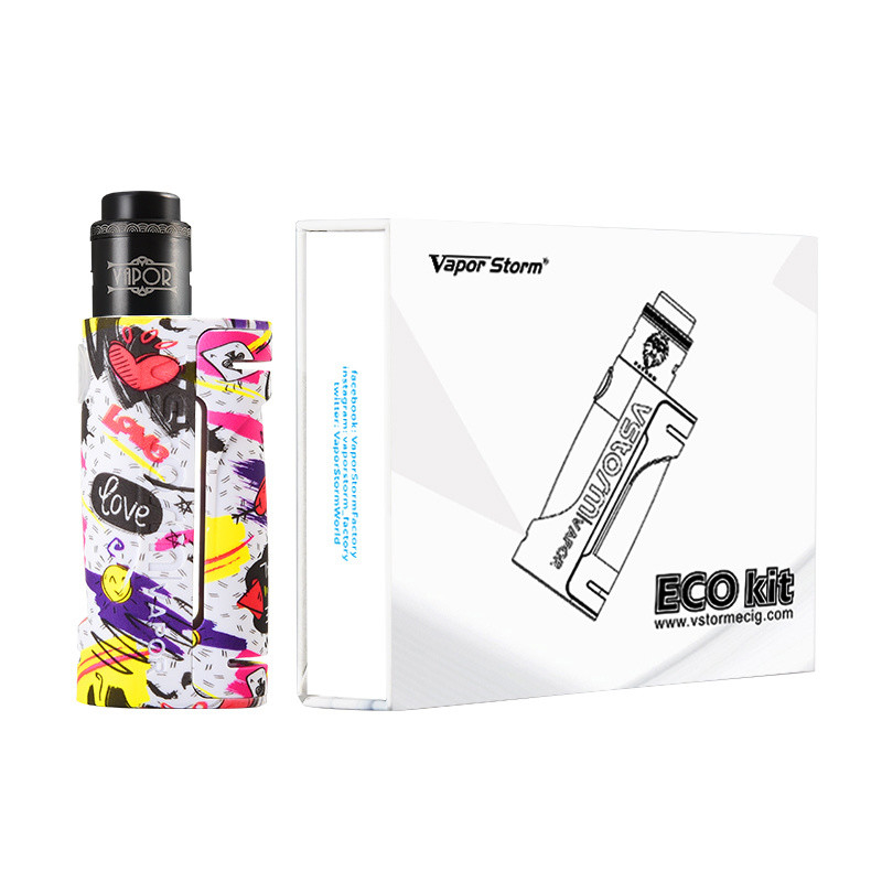 Bộ dụng cụ sửa đổi hộp pin Vape bằng nhựa Abs 18650 90W / Bộ dụng cụ Eco Rda hơi Storm