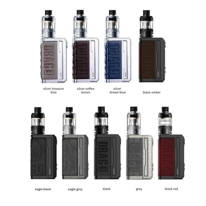 Voopoo Drag 3 Tpp X Box Mod Kit 5.5ml Tpp Dm Coils Kép 18650 Pin