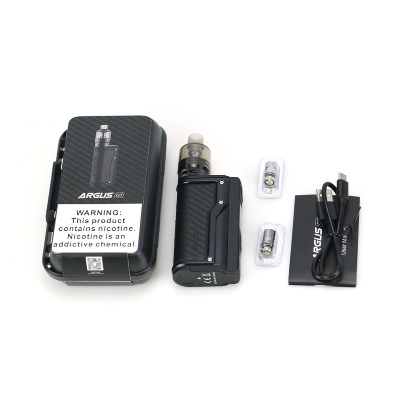 Argus Gt 160w Vape Mod Kits Kép 18650 Pin 4,5ml Bộ phun bình 2ml