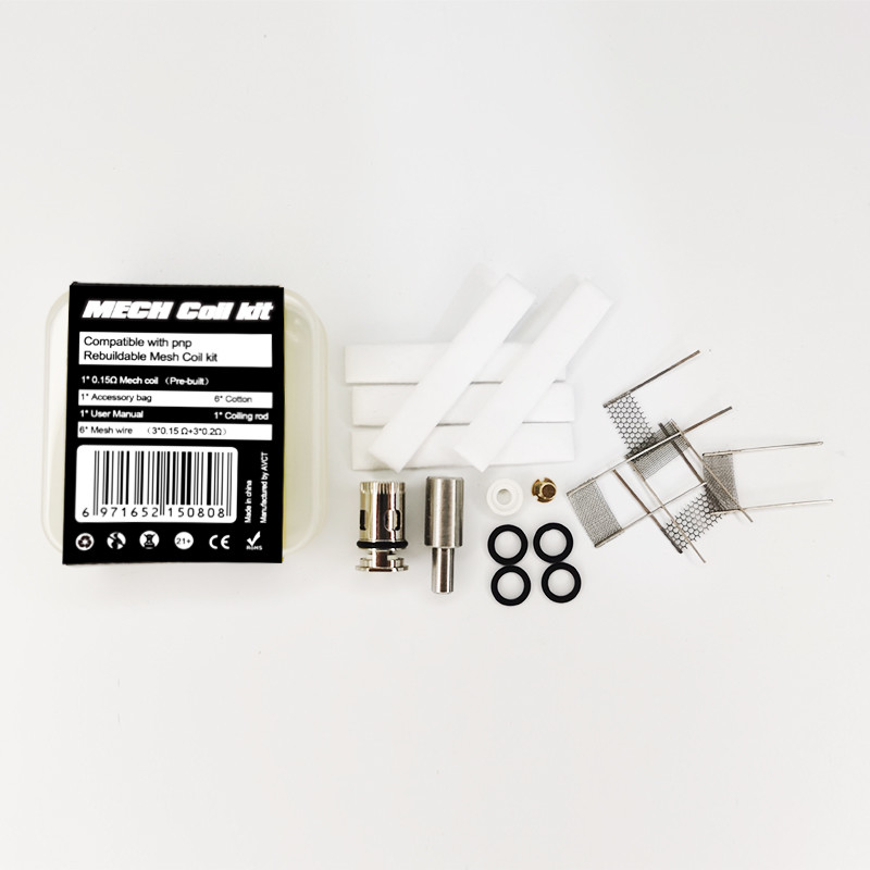 6 trong 1 Voopoo Mesh Coil Kit Túi phụ kiện thay thế cuộn dây Vape 28g