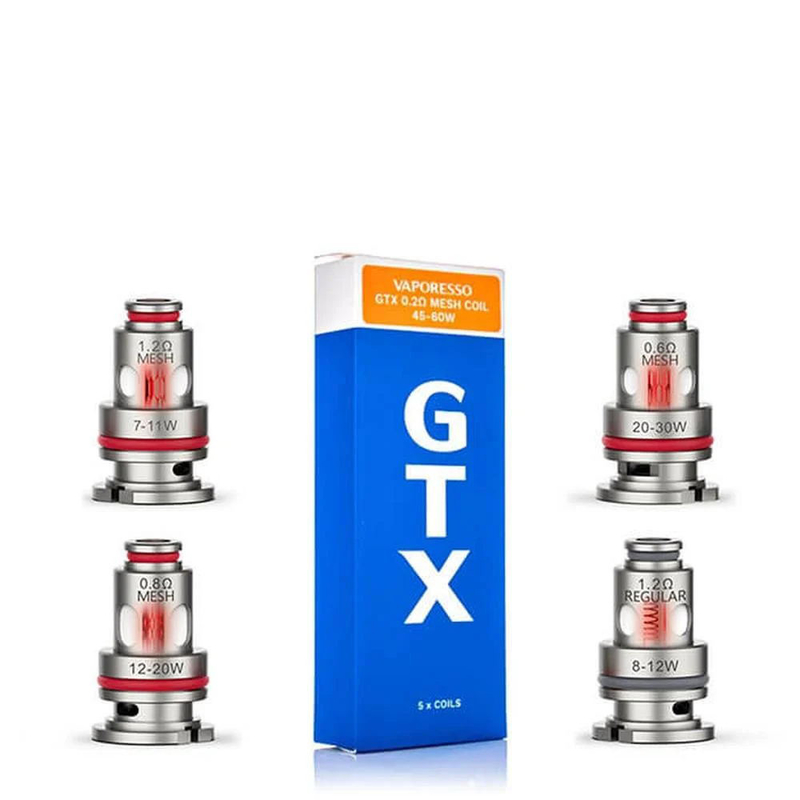 Vaporesso Gtx Coil 5 cái Target Pm80 Gtx Core Vape Mesh Coil Replacement 35g
