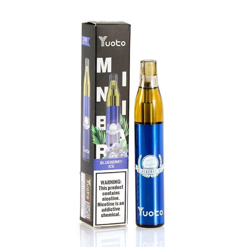 Mini Bar Vape Kit dùng một lần 1200 Puffs 650mah 4ml Thiết bị tạo hương vị trái cây