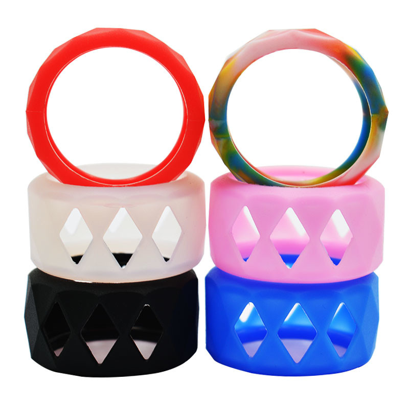 Vòng silicon cho Vape cấp thực phẩm / Dây đeo cao su silicone đầy màu sắc Thuốc lá 25mm