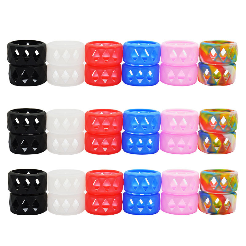 Vòng silicon cho Vape cấp thực phẩm / Dây đeo cao su silicone đầy màu sắc Thuốc lá 25mm