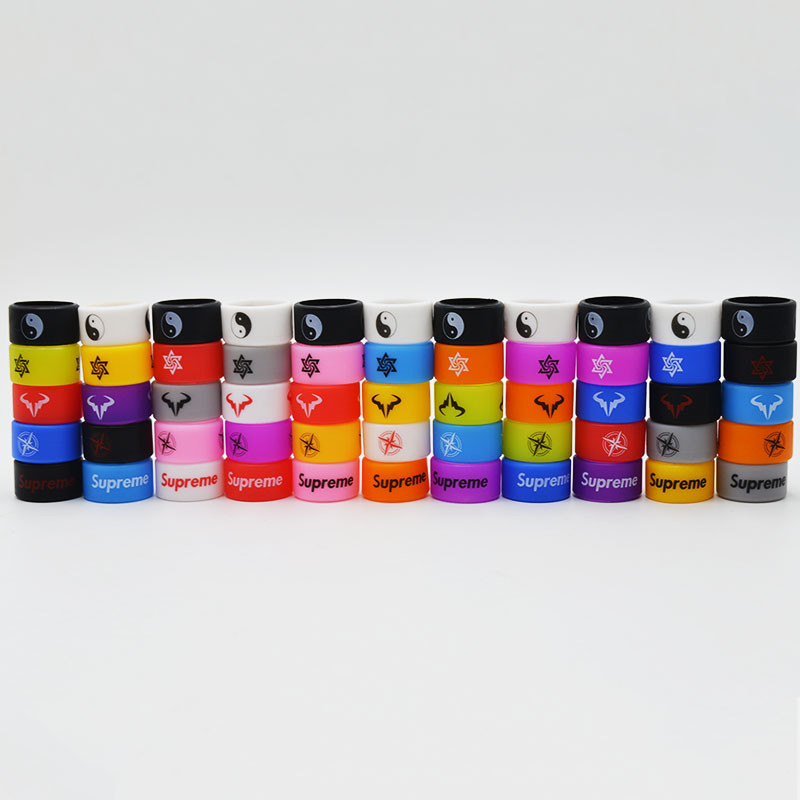 Vòng đeo tay cao su đầy màu sắc Vape Silicone Ring Band Siêu nhân Flash Captain