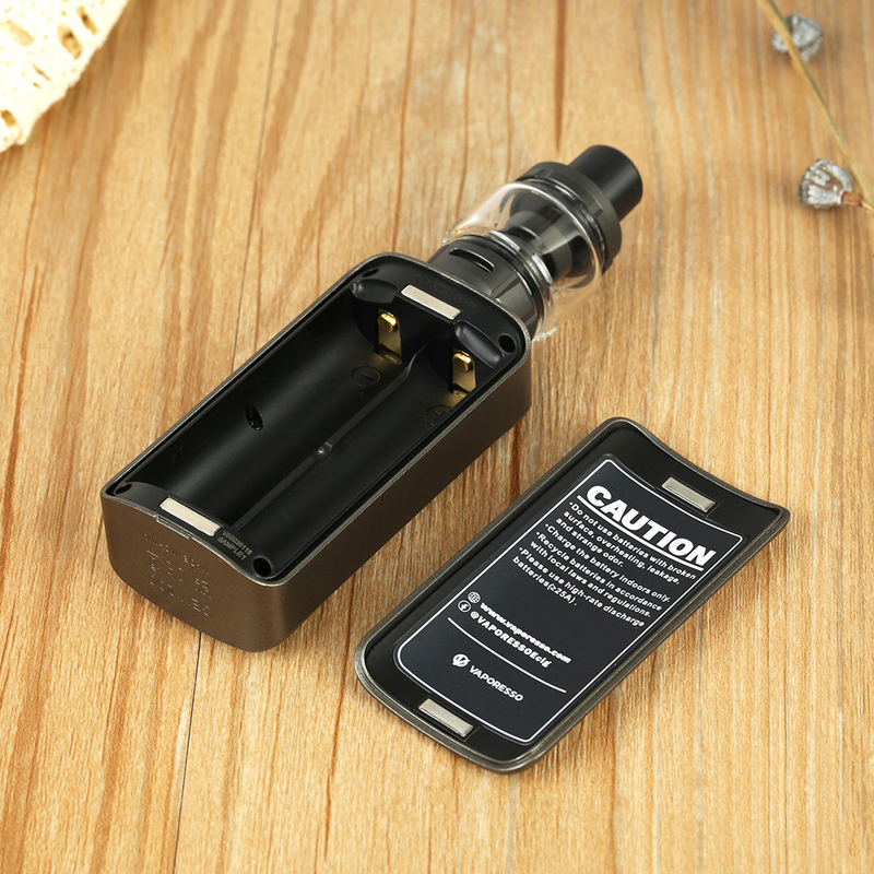 8ml Turbo Airflow System Box Mod Kits Dual 18650 Pin 44 x 29 x 138,5mm