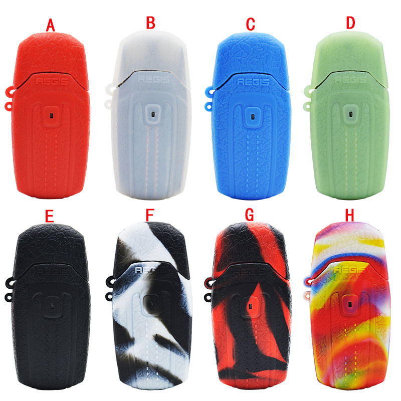 Silicone E Cig Vỏ bảo vệ Geekvape Aegis Pod Texture Bìa tay áo Da Shield 25g