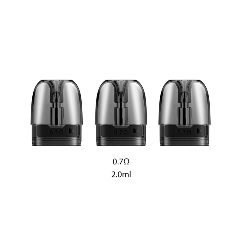 Hộp mực Lelote Voopoo Argus Pod 2ml 0,7ohm 1,2ohm Làm đầy bên hông Các vỏ rỗng