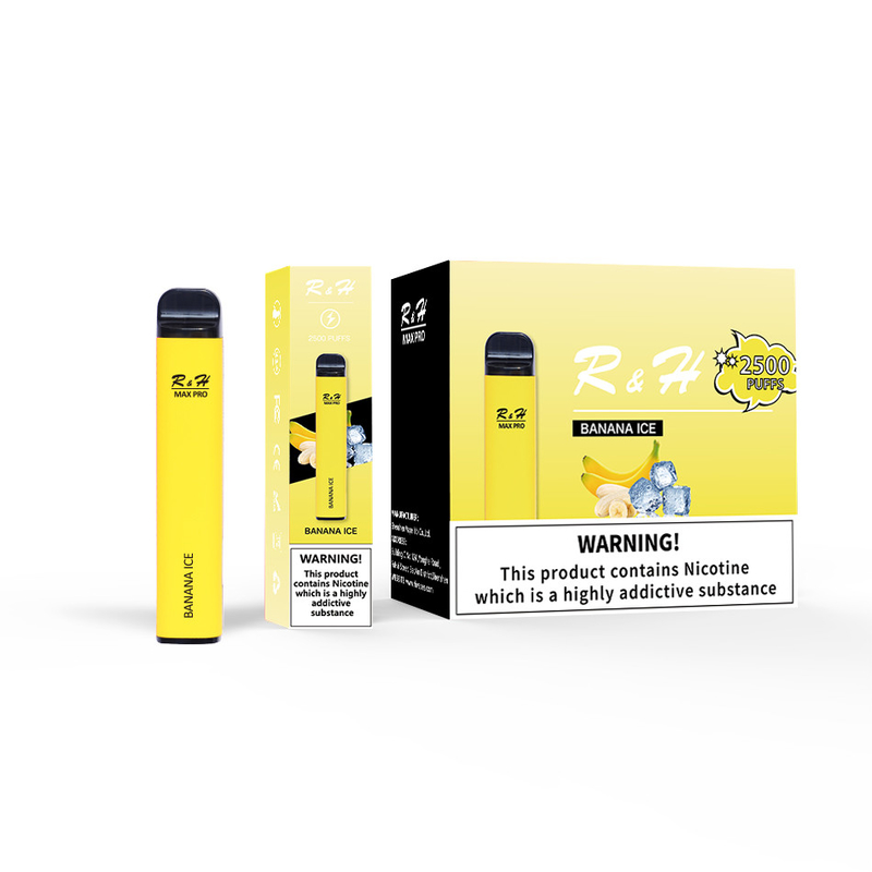 Pod dùng một lần Vapes Max Pro 8ml 950 mah 2500 Puffs 1.3ohm Mesh Coil Kit dùng một lần