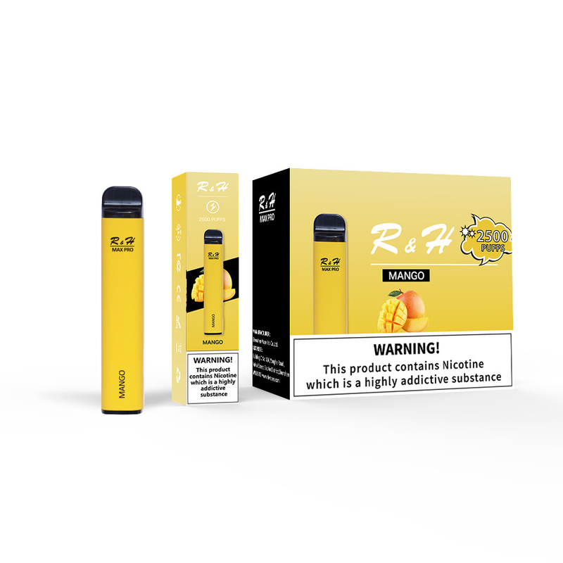 Pod dùng một lần Vapes Max Pro 8ml 950 mah 2500 Puffs 1.3ohm Mesh Coil Kit dùng một lần