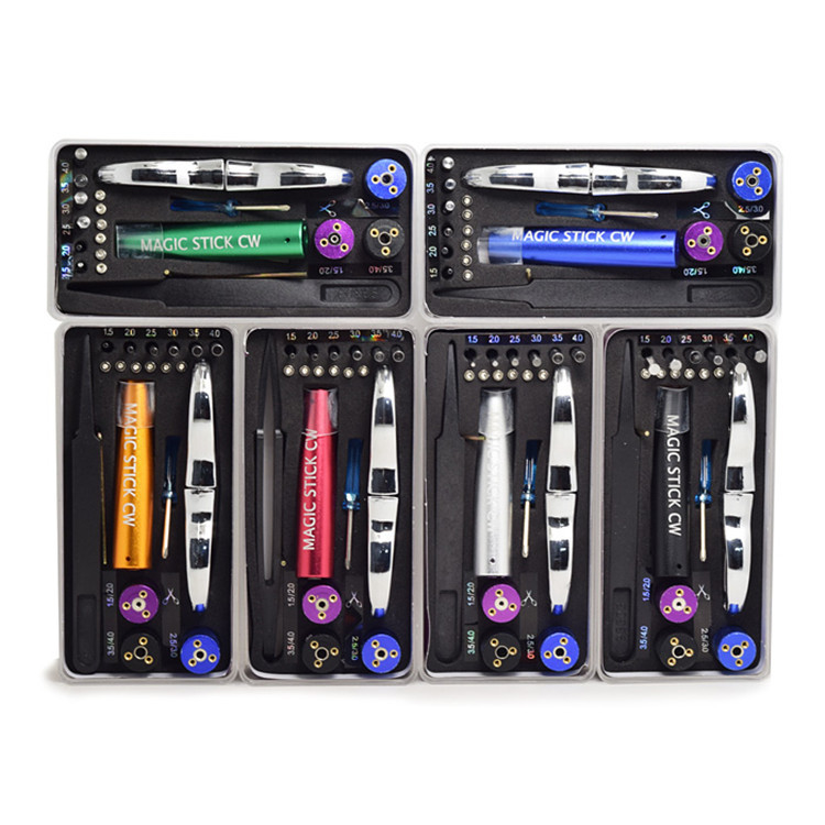 Phụ kiện thuốc lá điện tử Coil Vape Winder Tool Kit DIY Vaping Sub Ohm Tools Tweezers 6 - In - 1