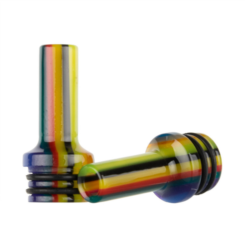 AS285 Resin Rainbow 510 MTL Mẹo nhỏ giọt tùy chỉnh cho Vape Pen Atomizer Cartridges