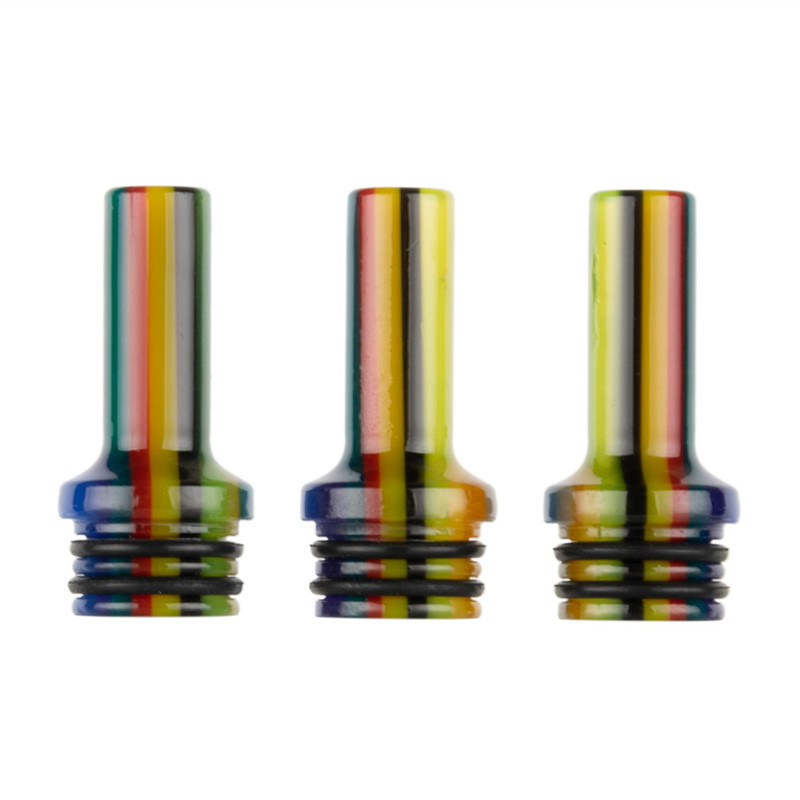 AS285 Resin Rainbow 510 MTL Mẹo nhỏ giọt tùy chỉnh cho Vape Pen Atomizer Cartridges