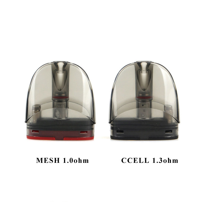 2 chiếc Lưới 1.0ohm Vaporesso Zero 2 Cartridge Visible Pod Hệ thống chiết rót PTF