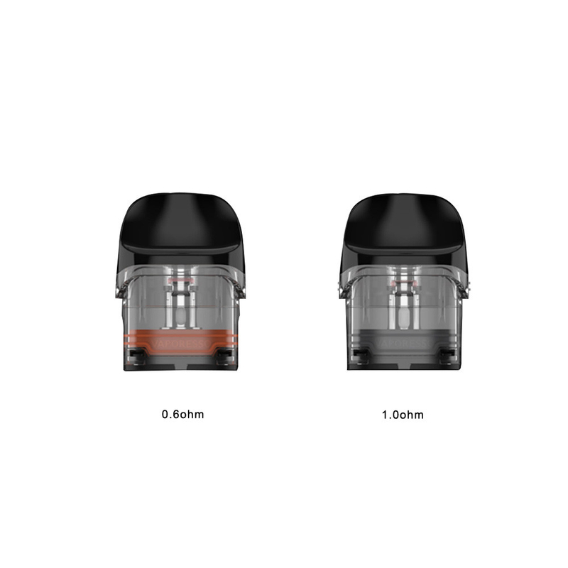 Vaporesso Luxe QS Hộp mực Pod rỗng 2ml 0,6ohm 1,0ohm 4 cái cho Luxe QS Kit / Luxe Q Kit