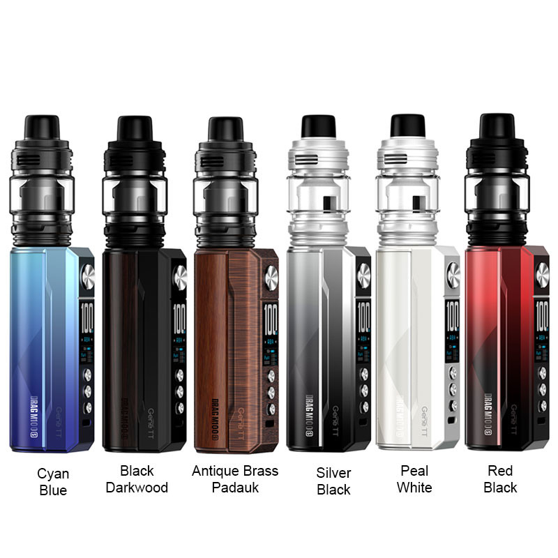 Voopoo Drag M100S Mod Kit 100w với PnP coil 5.5ml 0.5ohm Vape Kits